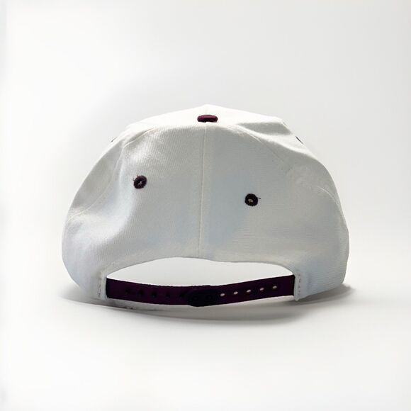 Vintage ANAHEIM MIGHTY DUCKS Logo Athletic SHARKTOOTH Snapback Hat NEW Old Stock - Picture 5 of 10